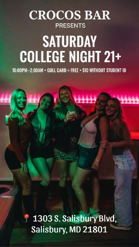 Saturday College Night